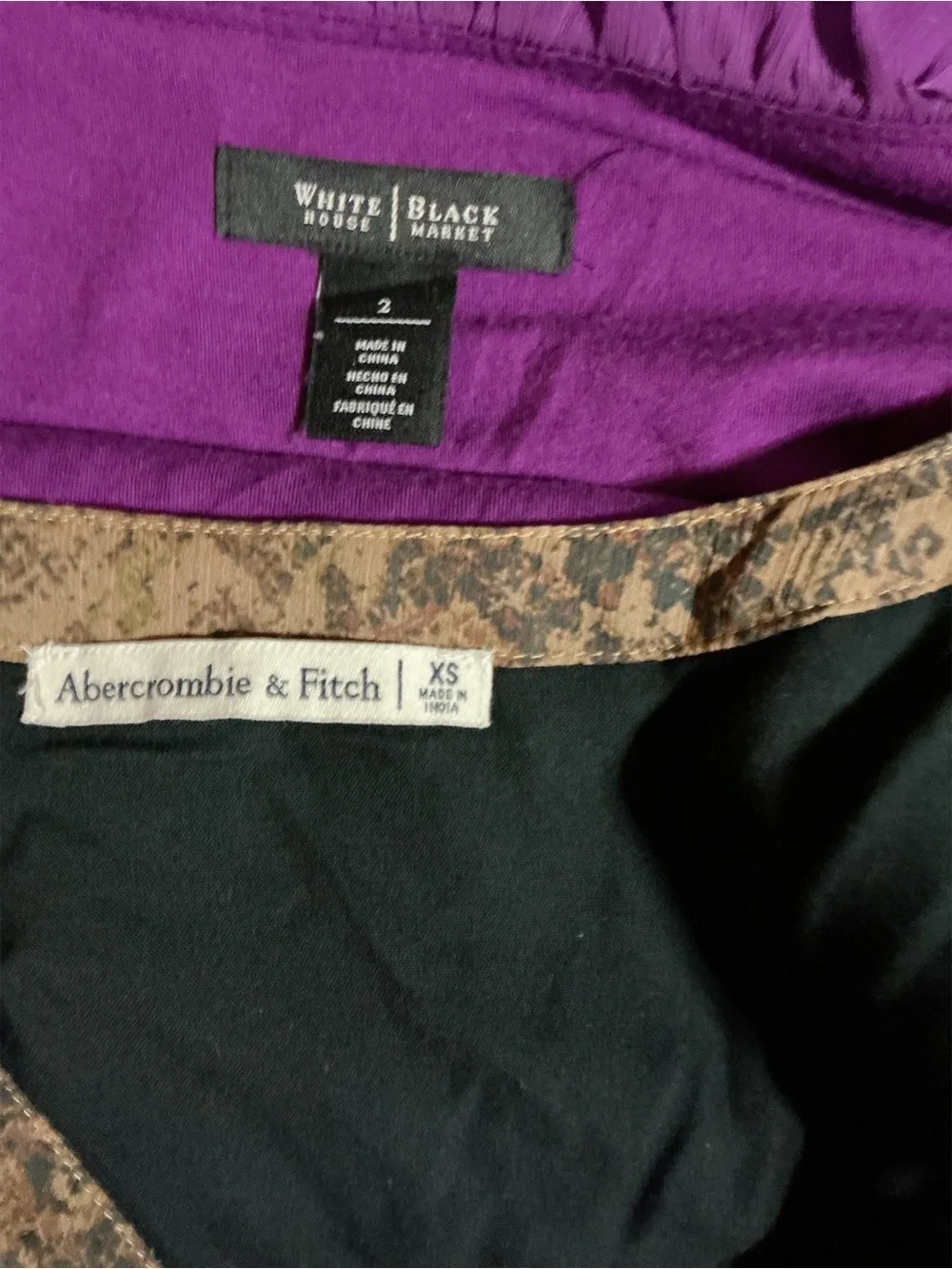 Abercrombie & Fitch Purple Spaghetti-Strap Maxi Dress